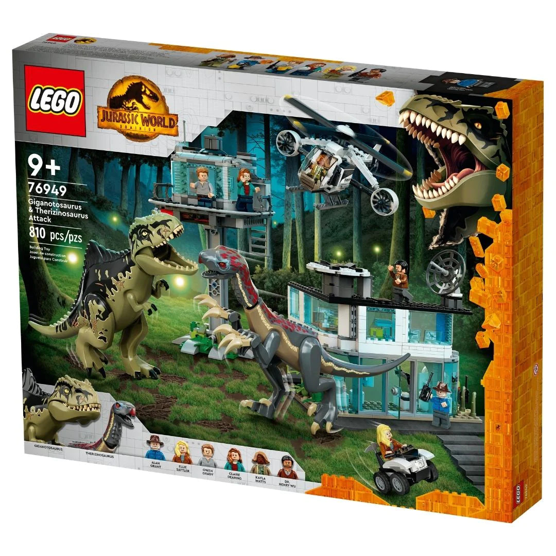 Lego Giganotosaurus and Therizinosaurus Attack
