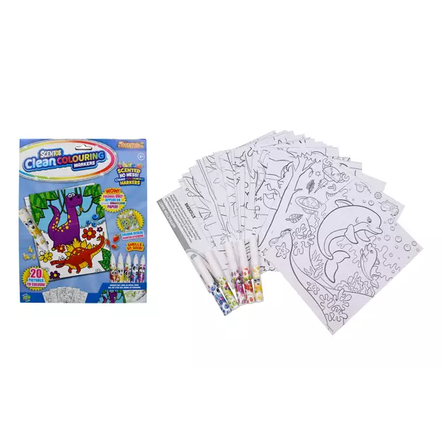 Scentos Clean Colouring Gel Painting & Markers Set Assortment