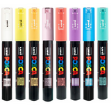Posca PC-1M Wallet Of 8 Pastel Colours Extra Fine