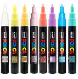 Posca PC-1M Wallet Of 8 Pastel Colours Extra Fine