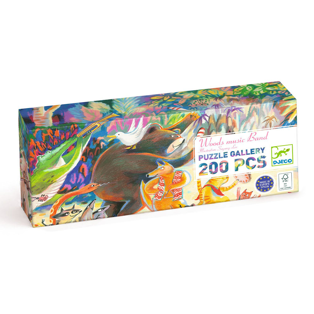 Djeco Jigsaw Puzzles 200 Pieces - Woods Music Band