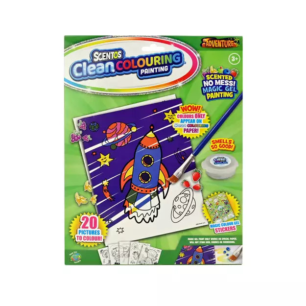 Scentos Clean Colouring Gel Painting & Markers Set Assortment