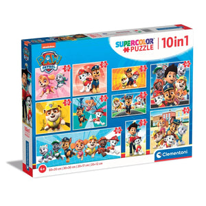 10 In 1 Paw Patrol Children's Jigsaw Puzzles