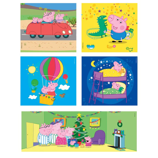 10 In 1 Peppa Pig Children's Jigsaw Puzzle Clementoni