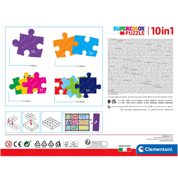 10 In 1 Peppa Pig Children's Jigsaw Puzzle Clementoni