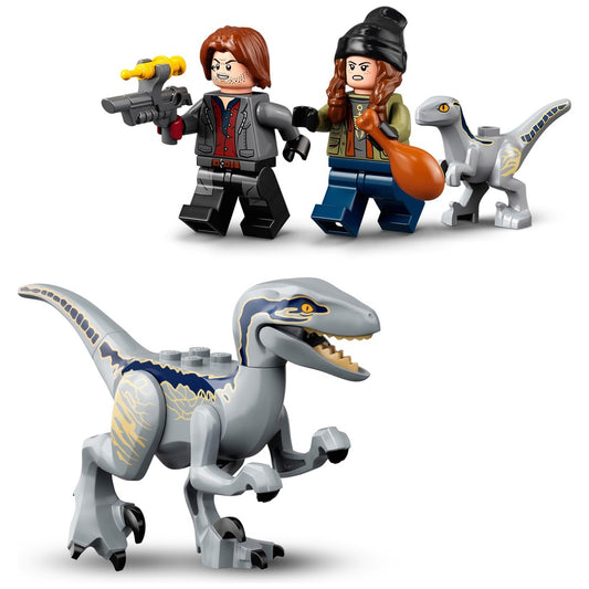 Lego Blue and Beta Velociraptor Capture