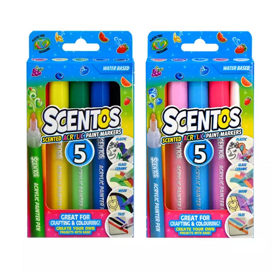 Scentos Scented Acrylic Paint Markers Assortment
