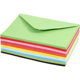 Coloured Envelopes C6 11.5x16 cm 80g (100 Set)