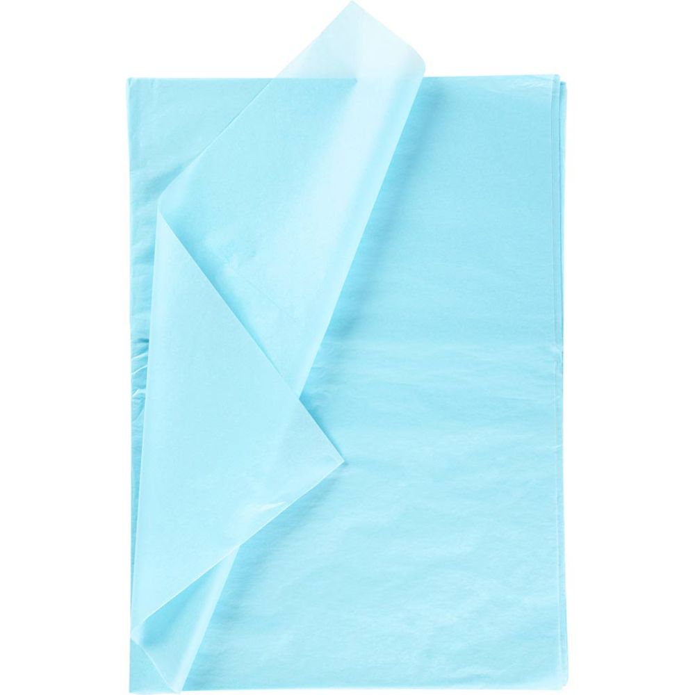 Tissue Paper  50x70cm 17g - Light Blue (25 Sheets)