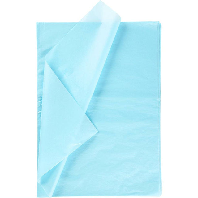 Tissue Paper  50x70cm 17g - Light Blue (25 Sheets)