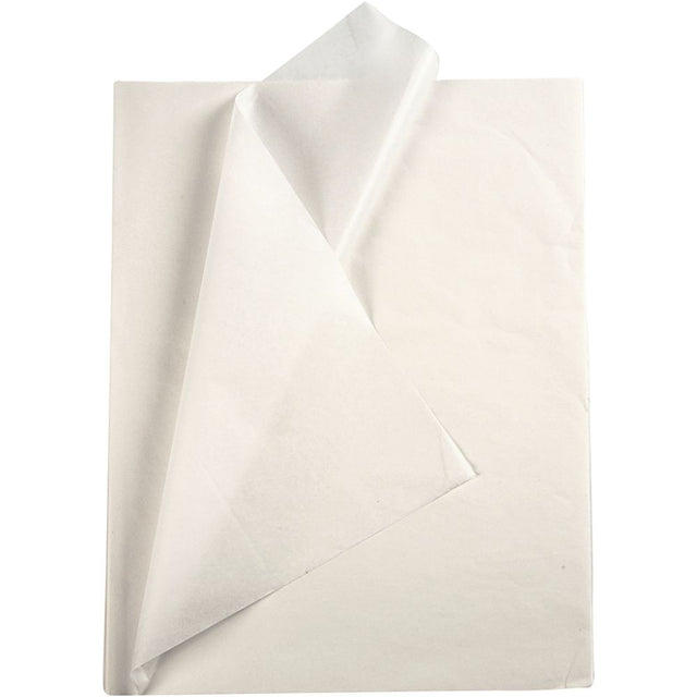 Tissue Paper 50x70cm 17g - White (25 Sheets)