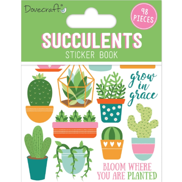 Dovecraft Sticker Book - Succulents