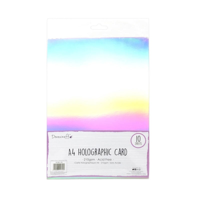 Dovecraft A4 Holographic Card (10 Sheets)