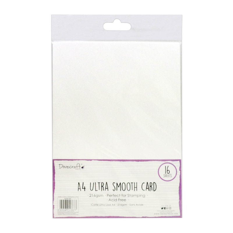 Dovecraft A4 Ultra Smooth Card (16 Sheets)