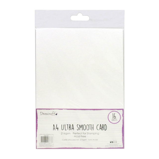 Dovecraft A4 Ultra Smooth Card (16 Sheets)