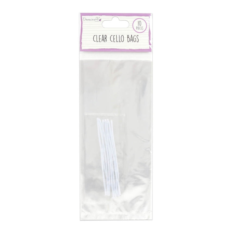 Dovecraft Clear Cello Bags