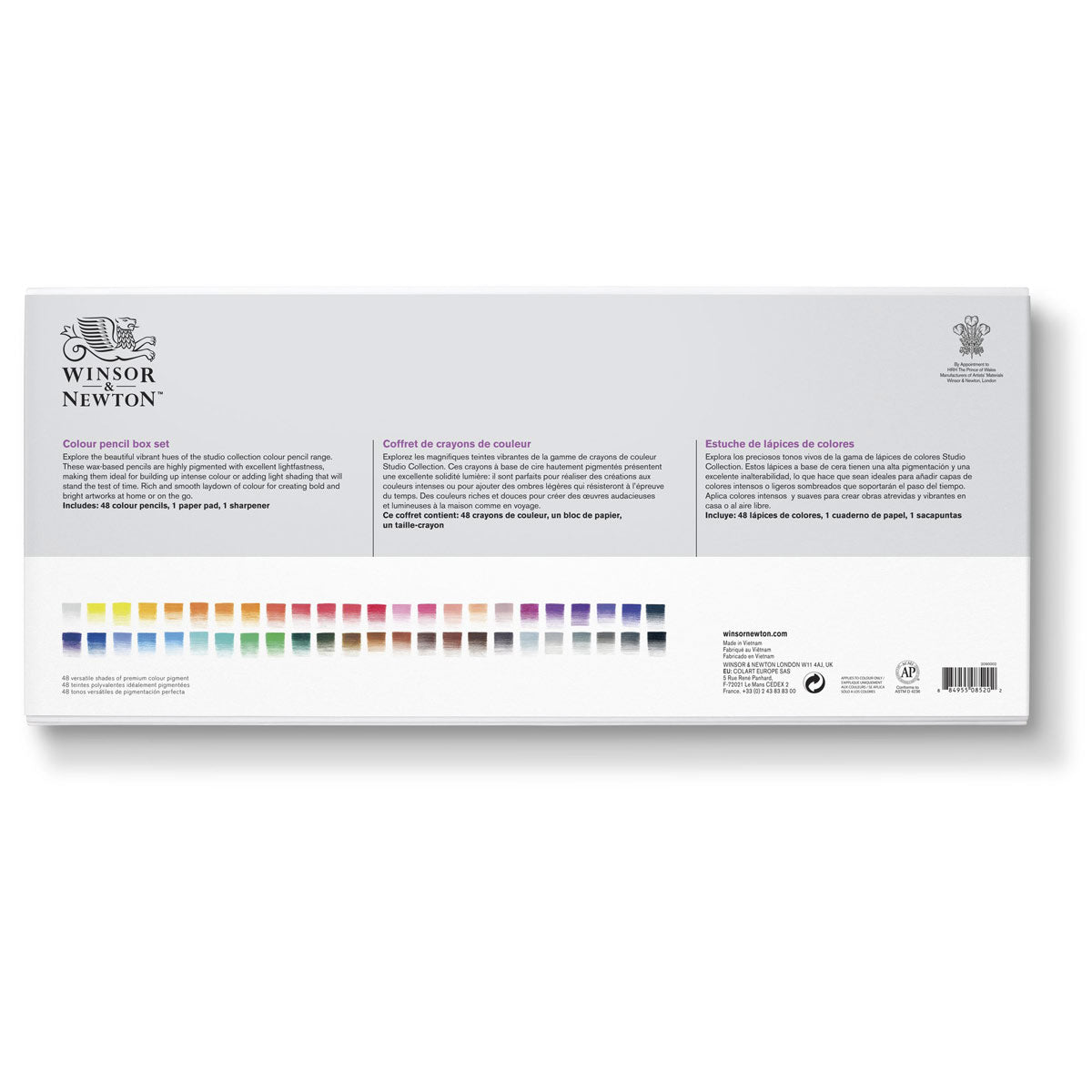 Winsor Newton Studio Collection Colour Pencils Set of 48