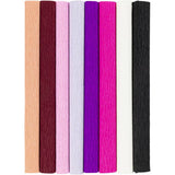 Crepe Paper 25x60cm - Purple/Pink Harmony (8 Sheets)