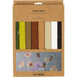 Crepe Paper 25x60cm - Natural Colours (8 Sheets)