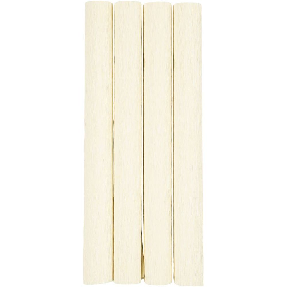 Crepe Paper 25x60cm - Off White (4 Sheets)