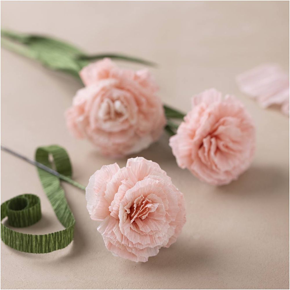 Crepe Paper 25x60cm - Soft Rose (4 Sheets)