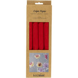 Crepe Paper 25x60cm - Red (4 Sheets)