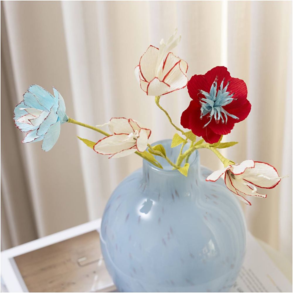 Crepe Paper 25x60cm - Red (4 Sheets)