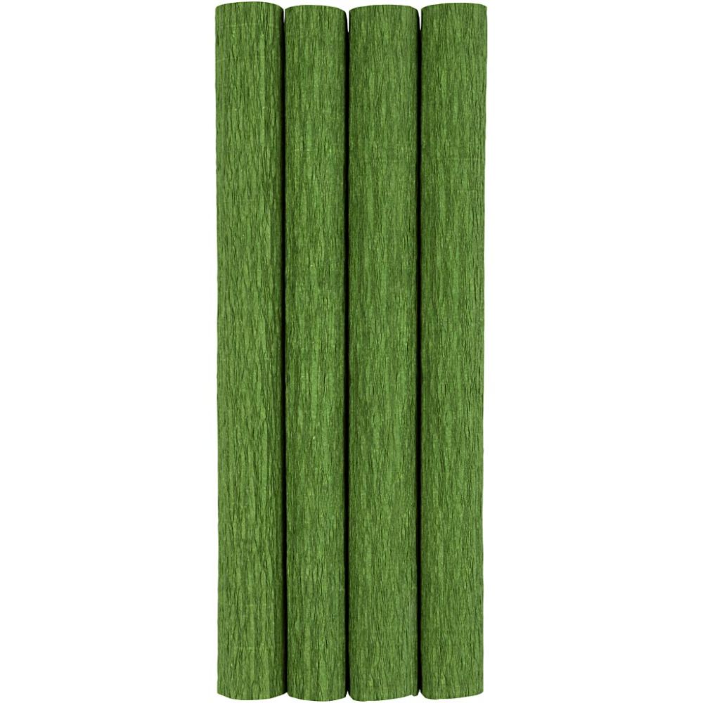 Crepe Paper 25x60cm - Leaf Green (4 Sheets)