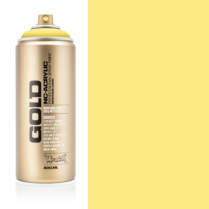 Montana Gold Spray Paint 400ml - Easter Yellow (GL1010)