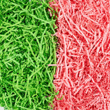 Crinkle Paper L:25-30cm W:3mm - Dark Green Pink 2x50g