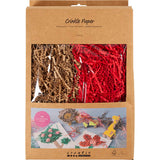 Crinkle Paper L:25-30cm W:3mm - Brown Red 2x50g