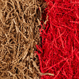 Crinkle Paper L:25-30cm W:3mm - Brown Red 2x50g