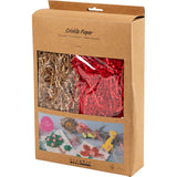 Crinkle Paper L:25-30cm W:3mm - Brown Red 2x50g