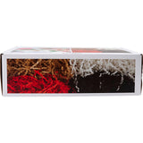 Crinkle Paper 25-30cm - Black Brown Red White (4x50g)