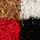 Crinkle Paper 25-30cm - Black Brown Red White (4x50g)