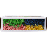 Crinkle Paper L:25-30cm W:3mm - Blue Dark Green Pink Yellow (4x50g)