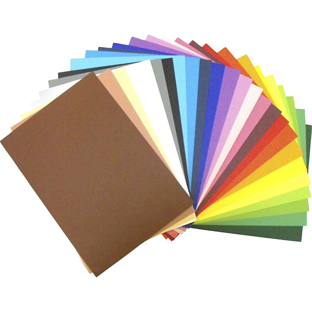 Card Paper A4 180g - Assorted Colours (150 Sheets)