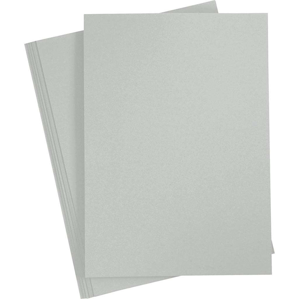 Card A4 220g - Grey (10 Sheets)