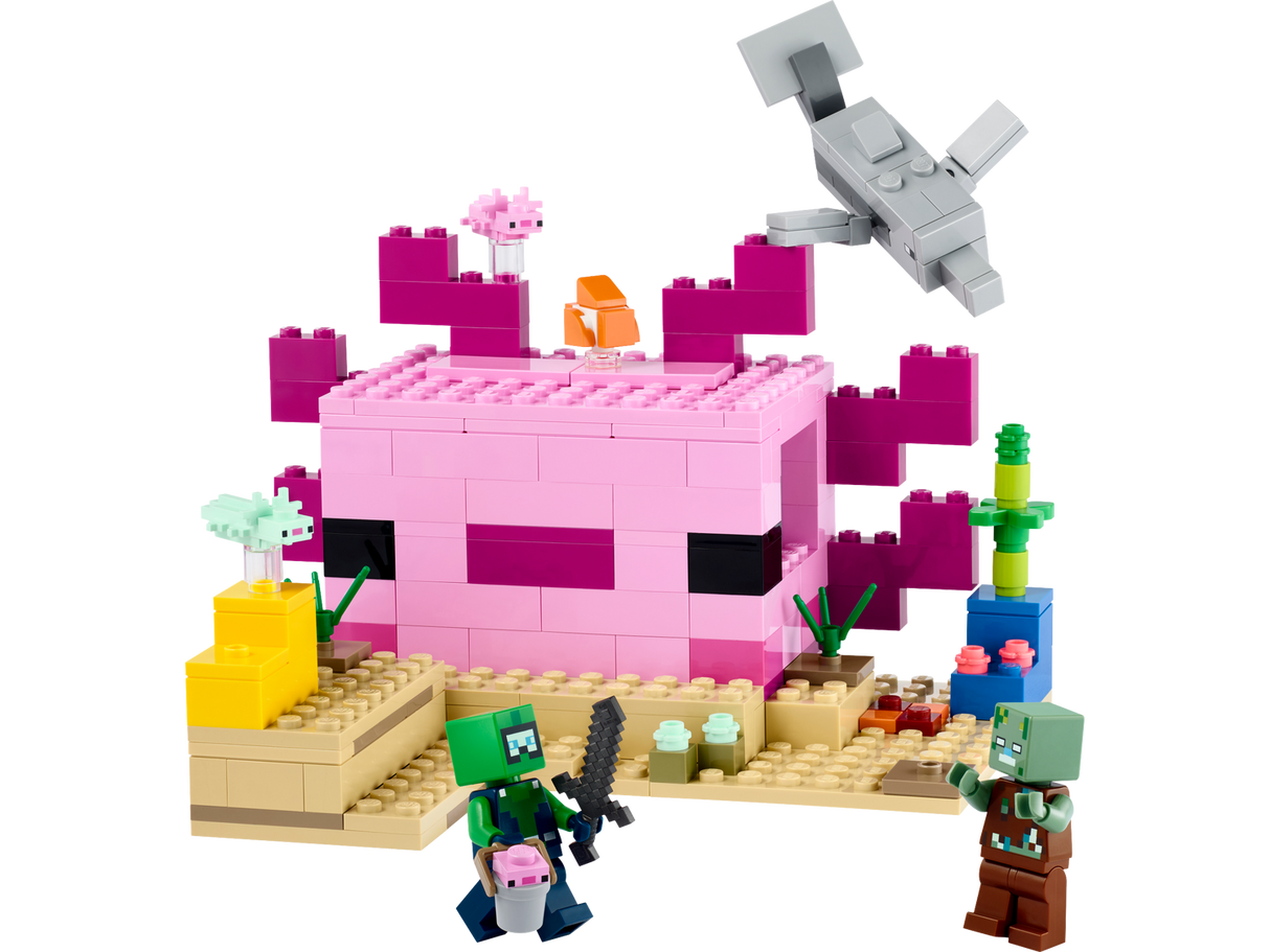 Lego Minecraft The Axolotl House