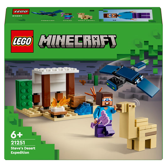 Lego Minecraft Steves Desert Expedition Set