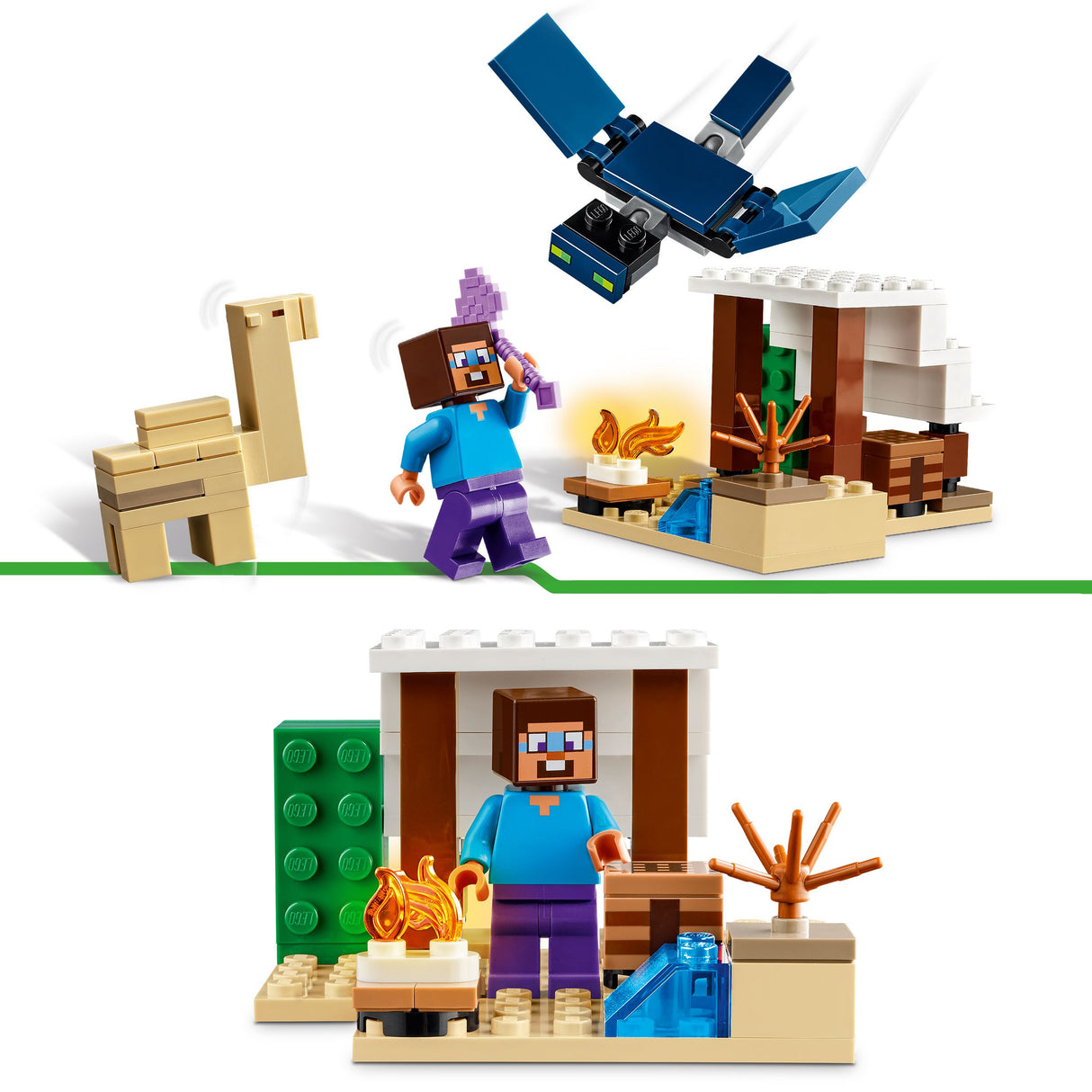Lego Minecraft Steves Desert Expedition Set