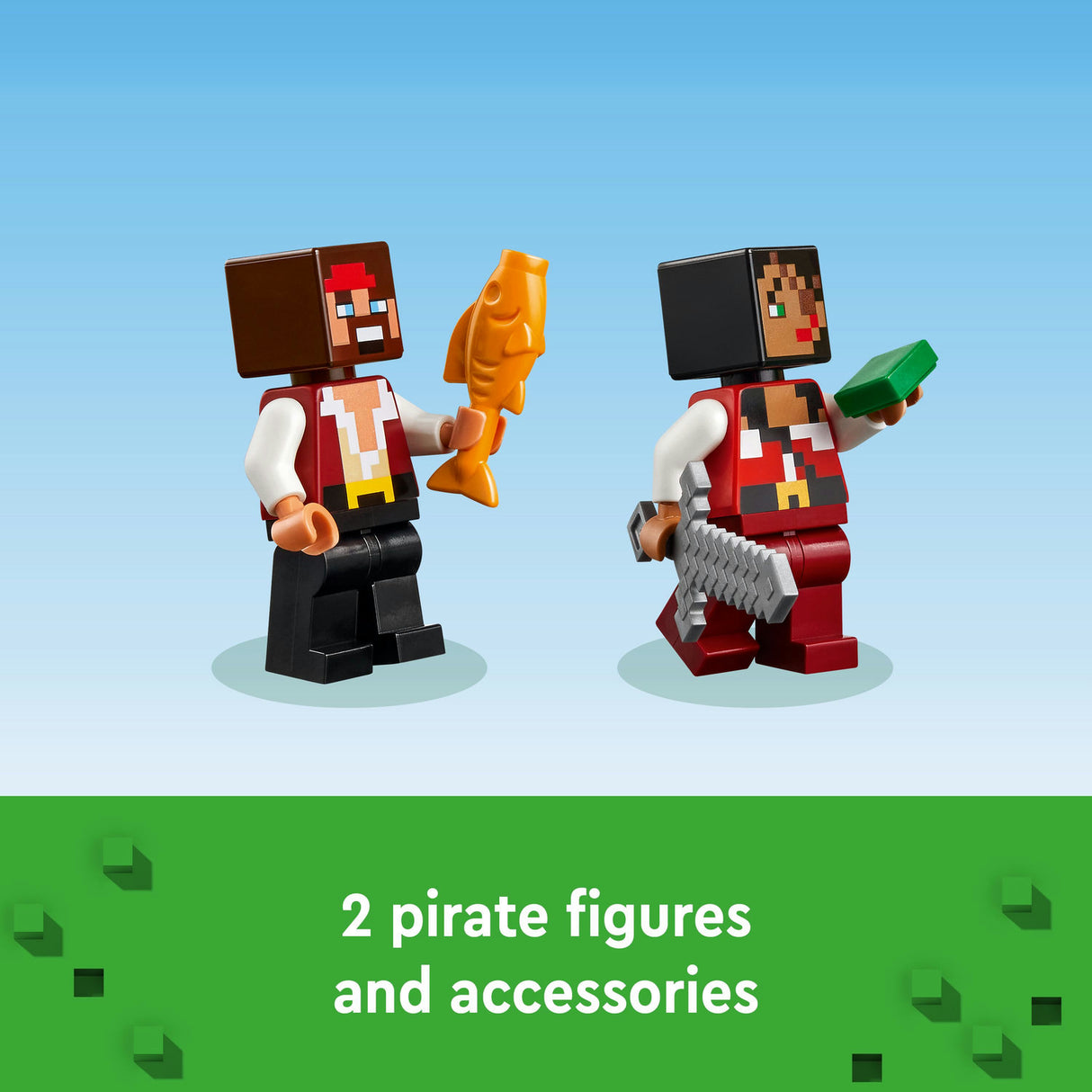 Lego Minecraft The Pirate Ship Voyage