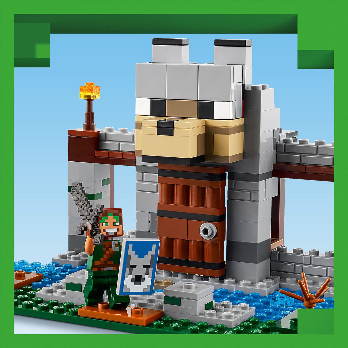 Lego Minecraft The Wolf Stronghold