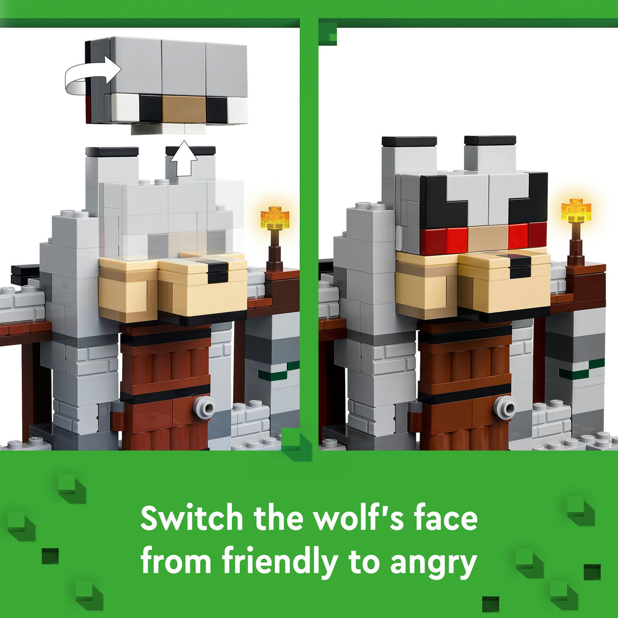 Lego Minecraft The Wolf Stronghold