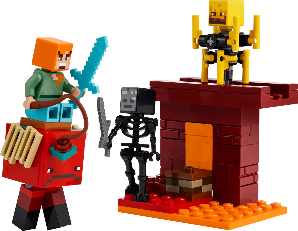 Lego Minecraft - The Nether Lava Battle