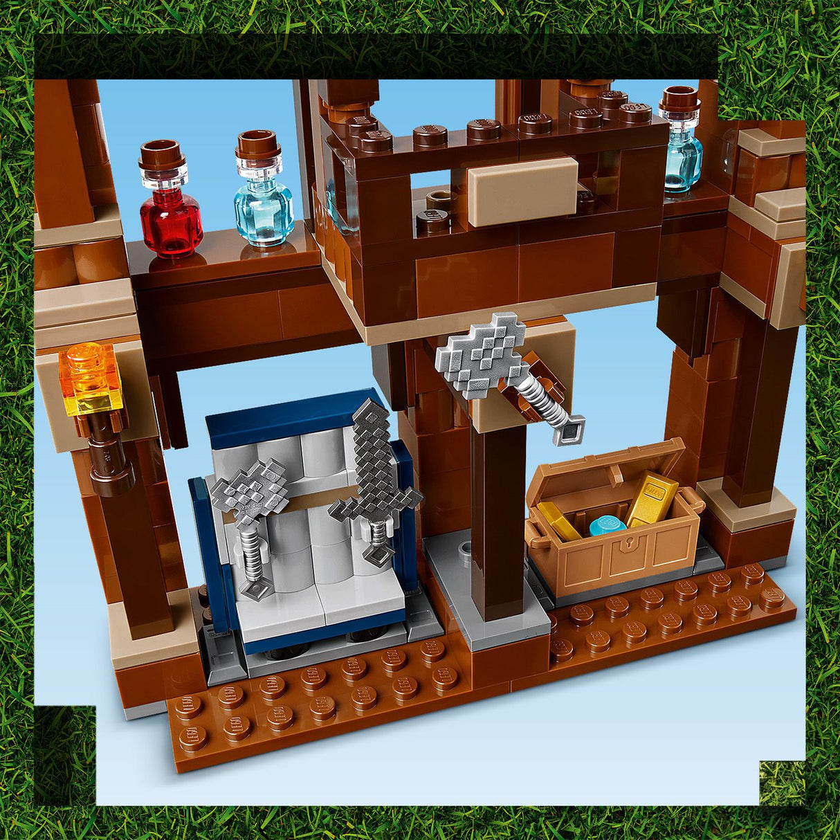 Lego Minecraft - Woodland Mansion Fighting Ring