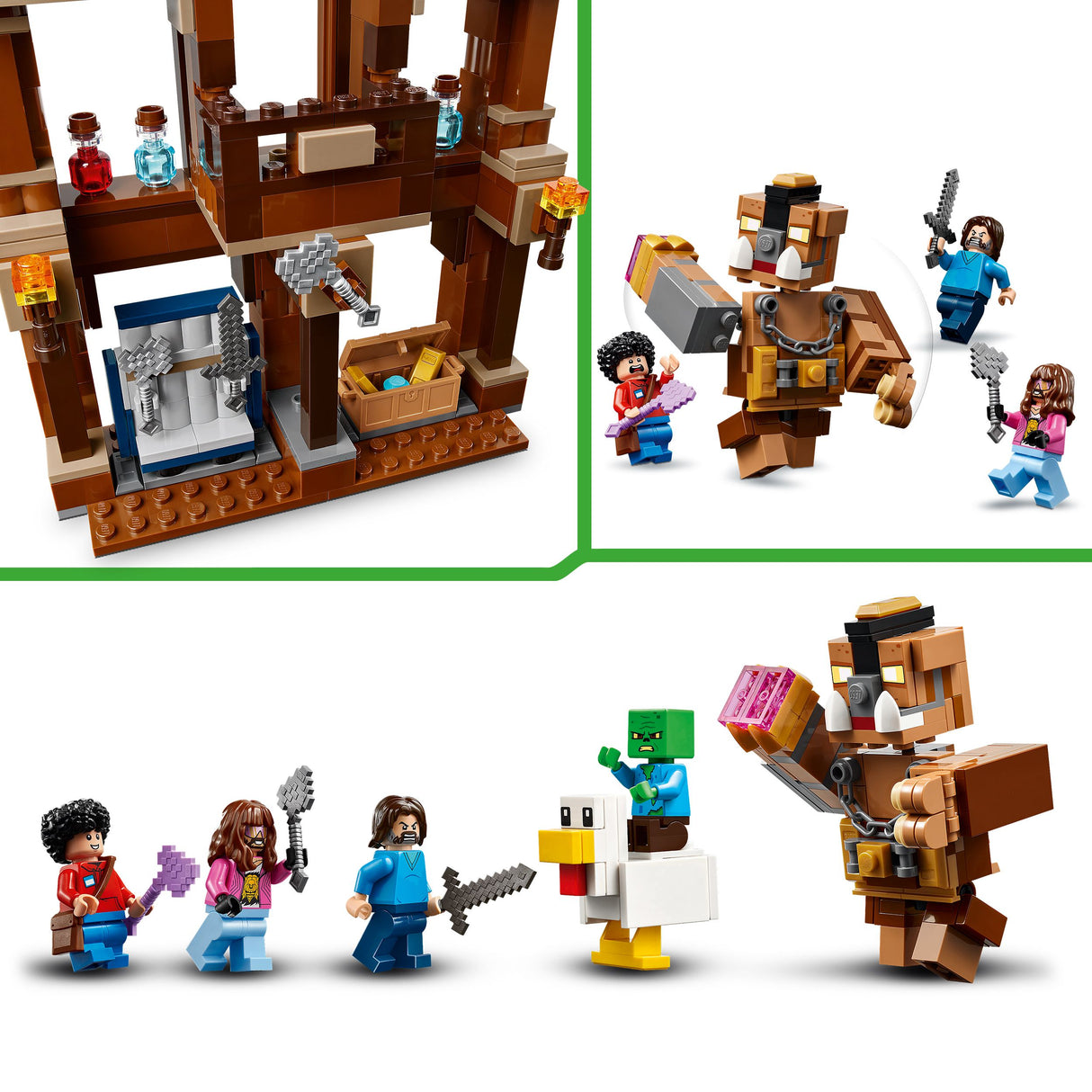 Lego Minecraft - Woodland Mansion Fighting Ring