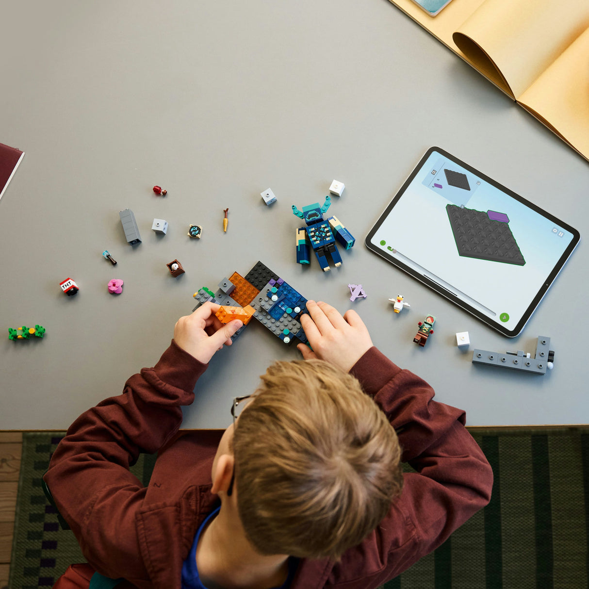 Lego Minecraft - The Warden Encounter