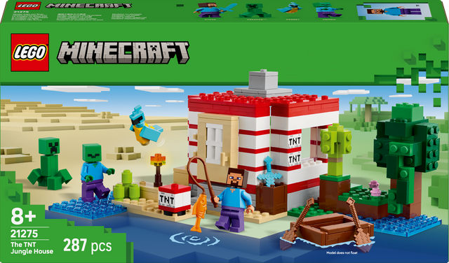 Lego Minecraft - The TNT Jungle House