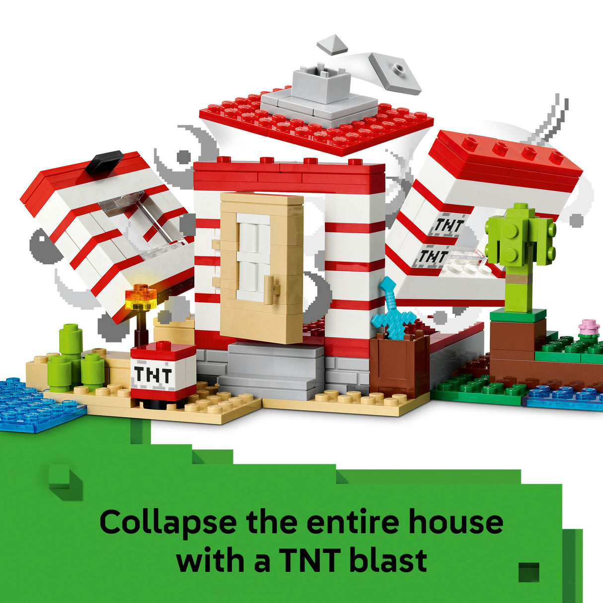 Lego Minecraft - The TNT Jungle House